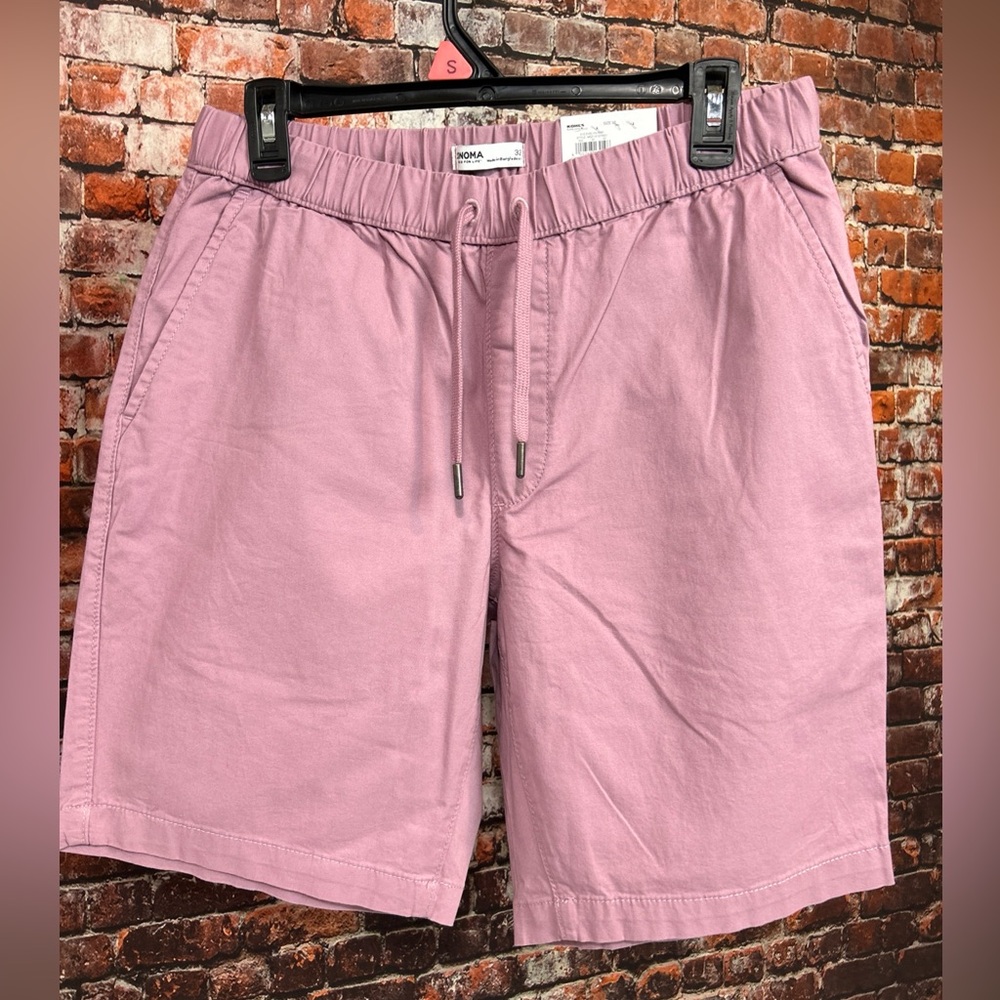 Sonoma Men’s  Everyday Pull On Shorts 9” Inseam Drawstring Sz 32 NWT  2C